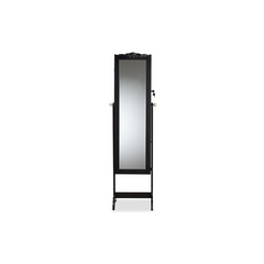 The Opulent Madigan Black Wood Jewellery Armoire