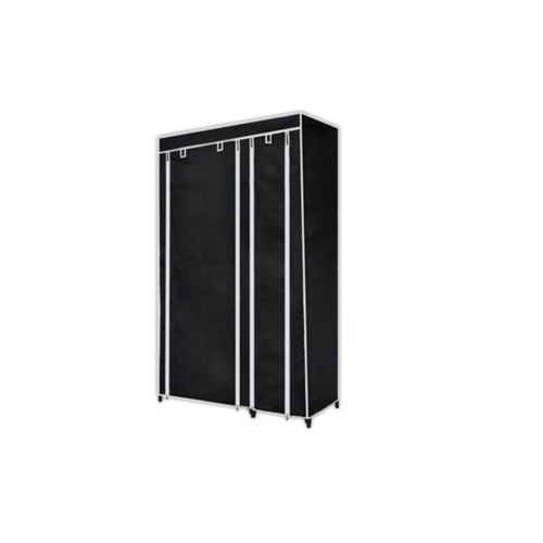 Opulent Black Folding Wardrobe: Luxury Unfolded