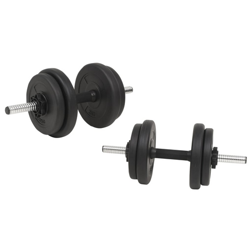 The Regal 132.3 lb Barbell & Dumbbell Set