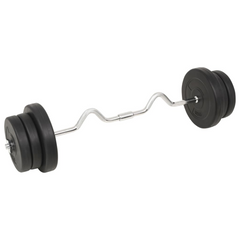 The Regal 132.3 lb Barbell & Dumbbell Set