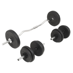 vidaXL Deluxe Barbell & Dumbbell Set: Muscle Elegance