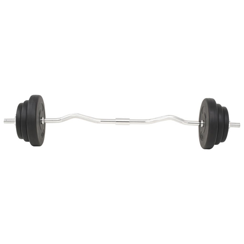 vidaXL Deluxe Barbell & Dumbbell Set: Muscle Elegance