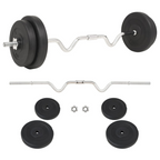 vidaXL Barbell Set: A Luxurious Strength Ensemble