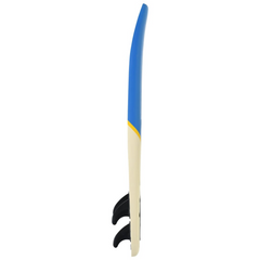 vidaXL Elegant Blue & Cream Surfboard, 66.9"