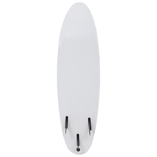 vidaXL Elegant Blue & Cream Surfboard, 66.9"