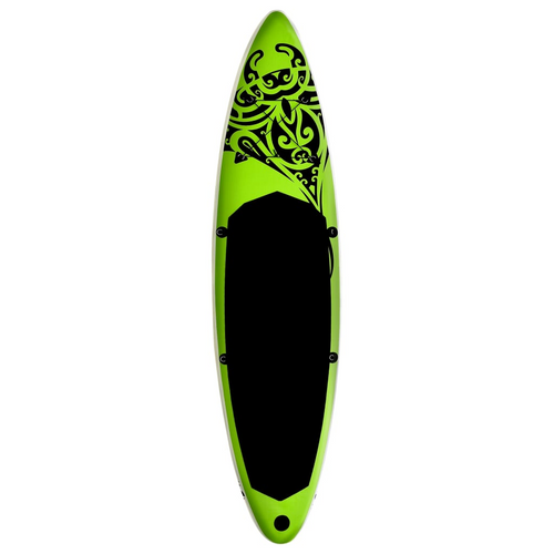 vidaXL Green Inflatable Paddleboard Set: Royal Elegance