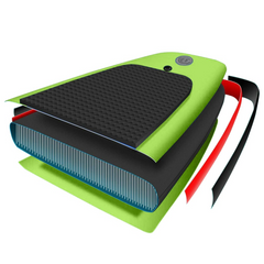 vidaXL Green Inflatable Stand Up Paddleboard: The Elegance