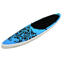 vidaXL Blue Inflatable Paddleboard: Royal Aquatic Elegance