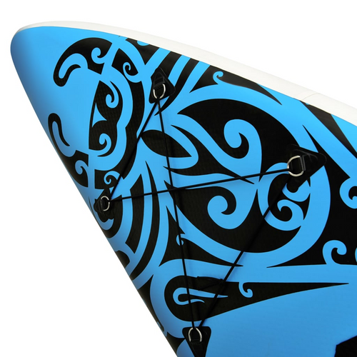 vidaXL Blue Inflatable Paddleboard: Royal Aquatic Elegance