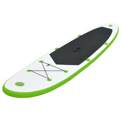 vidaXL Elegant Green & White Paddle Board