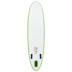 vidaXL Elegant Green & White Paddle Board