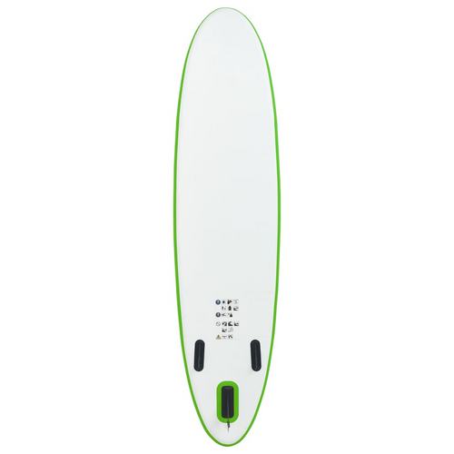 vidaXL Elegant Green & White Paddle Board