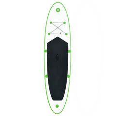 vidaXL Green and White Inflatable SUP: Bohemian Waters.