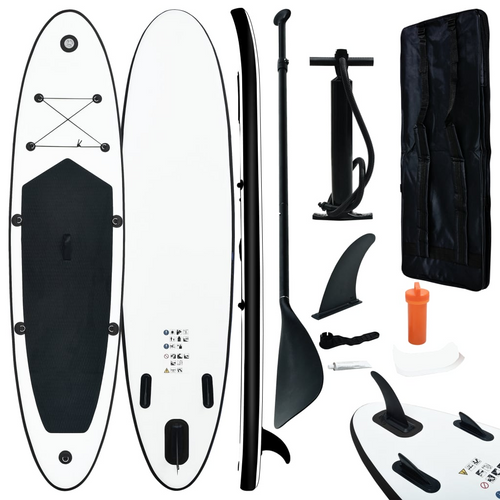 vidaXL Ultimate Black & White Paddle Board