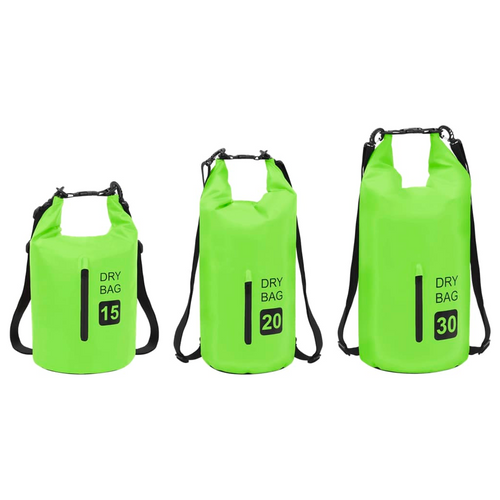 vidaXL Luxe Green PVC Dry Bag: The Enchanted Sea Companion