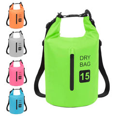 vidaXL Luxe Green PVC Dry Bag: The Enchanted Sea Companion