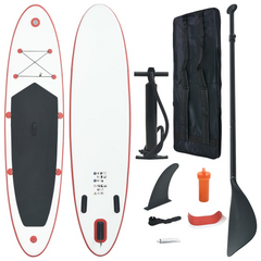 vidaXL Deluxe Red & White SUP Board: Exquisite!