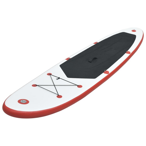 vidaXL Deluxe Red & White SUP Board: Exquisite!