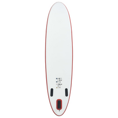 vidaXL Deluxe Red & White SUP Board: Exquisite!