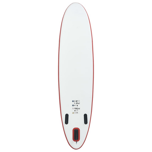 vidaXL Deluxe Red & White SUP Board: Exquisite!