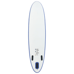 vidaXL Blue & White Inflatable SUP Set