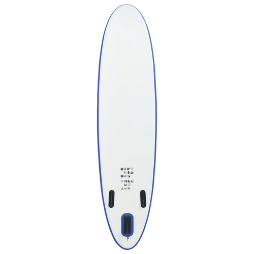 vidaXL Blue & White Inflatable SUP Set