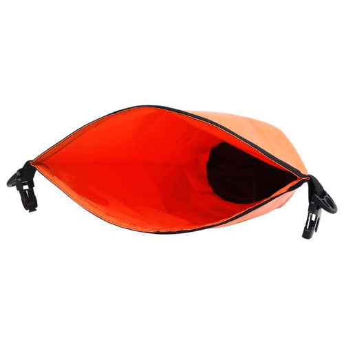 vidaXL Dry Bag with Zipper Orange 5.3 gal PVC