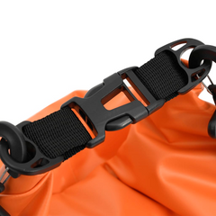 vidaXL Dry Bag with Zipper Orange 5.3 gal PVC