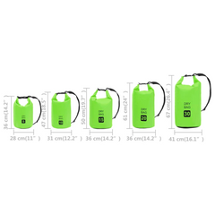 Premium Green 5.3 gal PVC Dry Bag