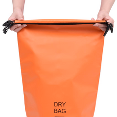 vidaXL Dry Bag Orange 2.6 gal PVC