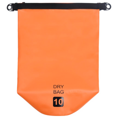 vidaXL Dry Bag Orange 2.6 gal PVC