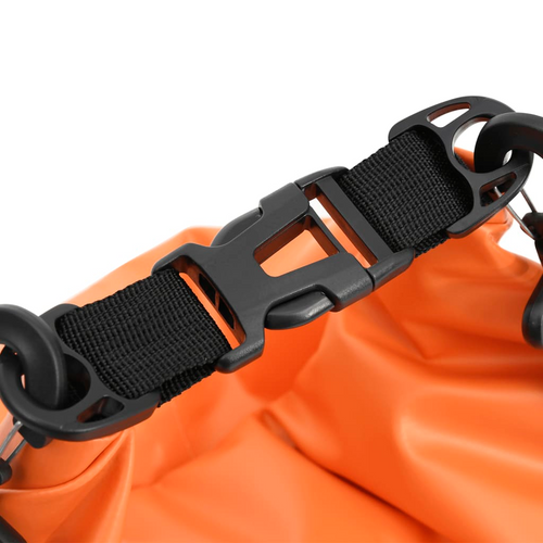 vidaXL Dry Bag Orange 2.6 gal PVC