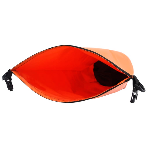 vidaXL Dry Bag with Zipper Orange 7.9 gal PVC