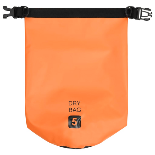 vidaXL Dry Bag Orange 1.3 gal PVC