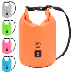 vidaXL Dry Bag Orange 1.3 gal PVC