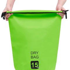 vidaXL Green PVC 4 gal Dry Bag: Majestic!