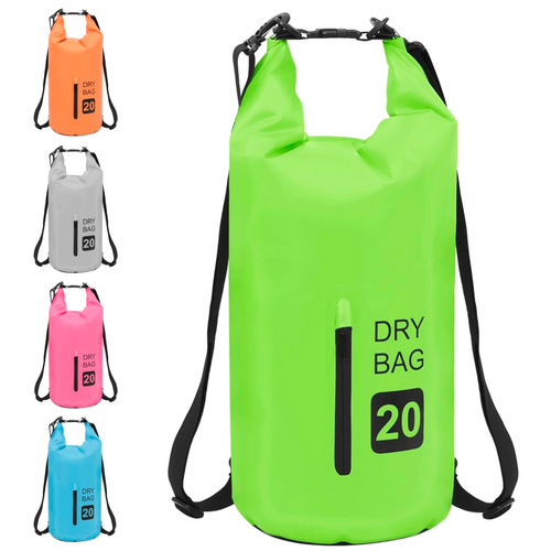 VidaXL Green PVC Dry Bag: Waterproof Elegance