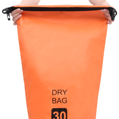 vidaXL Dry Bag Orange 7.9 gal PVC