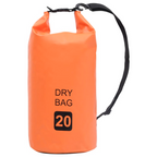 vidaXL Dry Bag Orange 5.3 gal PVC