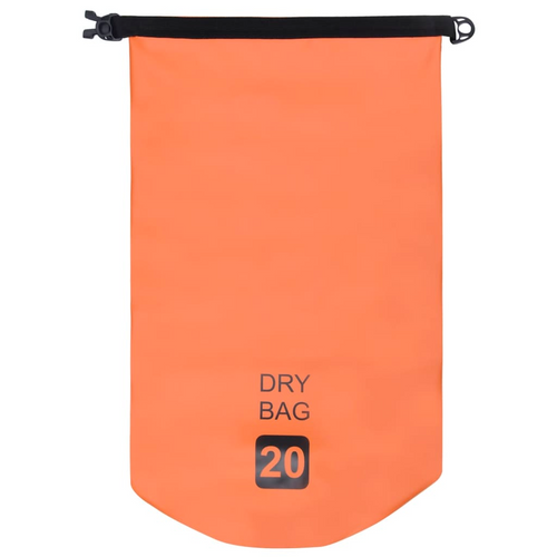 vidaXL Dry Bag Orange 5.3 gal PVC