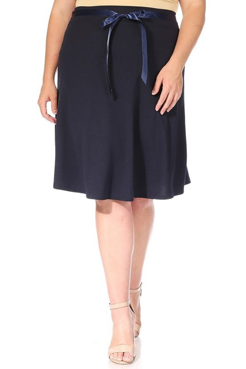 Moonlit Romance Bow Tie Skirt: Elegance Unveiled