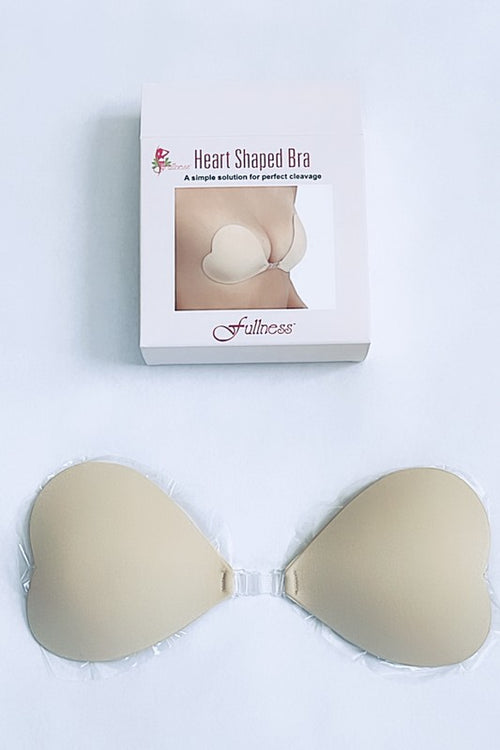 Fullness 3028Plus Beige Heart Shaped Bra: Cleavage Confidence