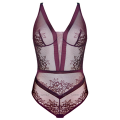 Enchanting Aubergine Lace: Nighttime Sensuality-bedazzled.