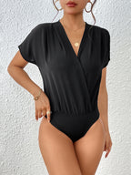 Luxury Sophistication Surplice Bodysuit