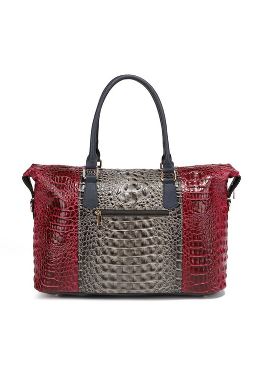 The Regal Faux Crocodile Duffle: Awe-inspiring Travels.