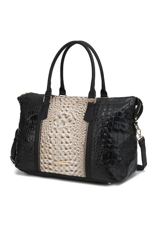 The Regal Faux Crocodile Duffle: Awe-inspiring Travels.