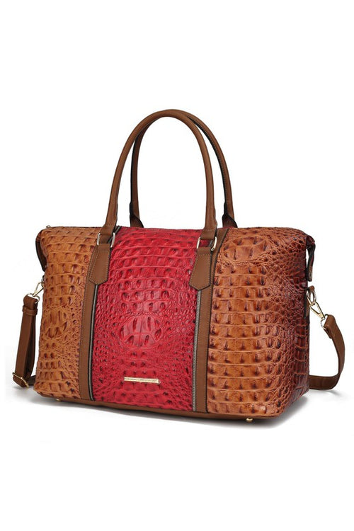 The Regal Faux Crocodile Duffle: Awe-inspiring Travels.