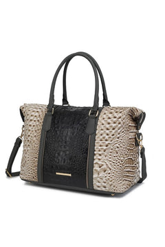 The Regal Faux Crocodile Duffle: Awe-inspiring Travels.