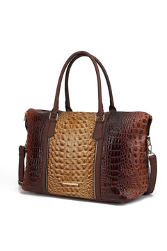 The Regal Faux Crocodile Duffle: Awe-inspiring Travels.