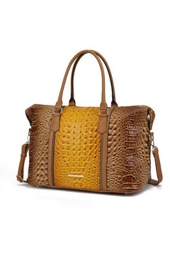 The Regal Faux Crocodile Duffle: Awe-inspiring Travels.